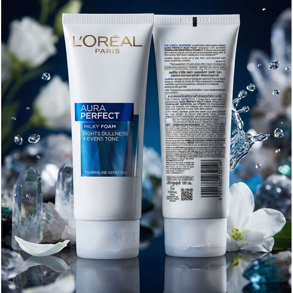 โฟมล้างหน้า L'OREAL Perfect Foam ลอรีอัล เพอร์เฟ็คท์ 100 มล.(แท้พร้อมส่ง)