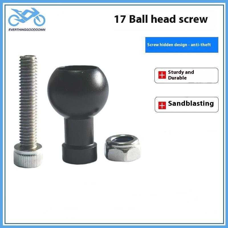 EVER 1 ชิ้นรถจักรยานยนต์กีฬากล้องเชื่อมต่อ 17 มิลลิเมตร/25.4 มิลลิเมตรหัวบอล M6 M8 M10 สกรูยึดเชื่อม