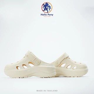 Hello Pony รุ่น MHM4016 รองเท้าแบน รองเท้าแตะนอกบ้าน EVA กันลื่น น้ำหนักเบา ใส่สบาย เพื่อการสวมใส่ที่สบายตลอดวัน