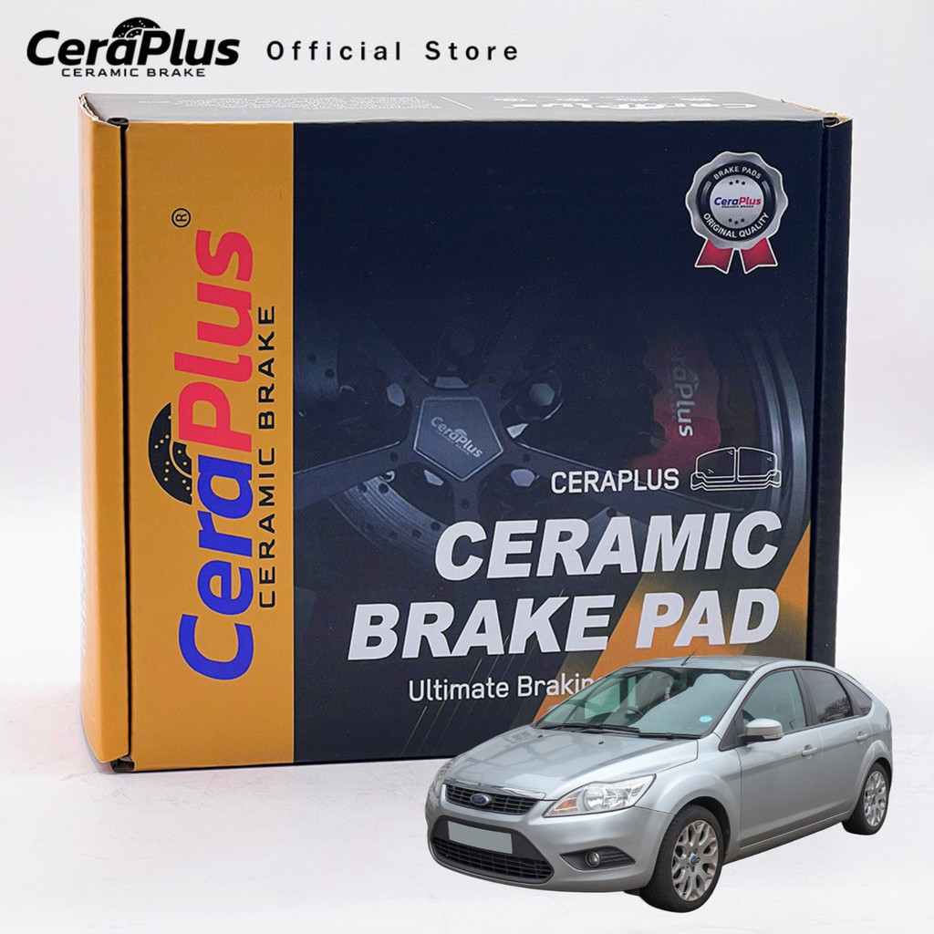 ผ้าเบรค CeraPlus Ford Focus 2005-2018 ผ้าเบรคเซรามิค