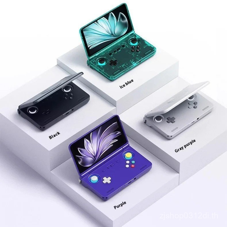 สินค้าใหม่ Retroid Pocket Flip2 SD865 เวอร์ชัน 18 ซม. OLED Flip Android เกมมือถือ