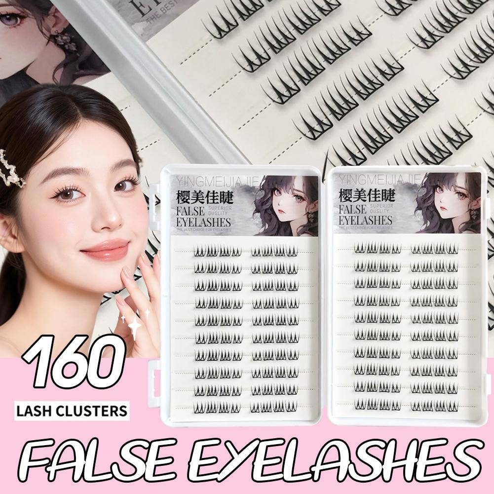 Girl Group กาวฟรีขนตาปลอมใหม่อัพเกรด Softer Eyelashes ผู้ขายนํากลับมาใช้ใหม่ยาวนาน B5y1