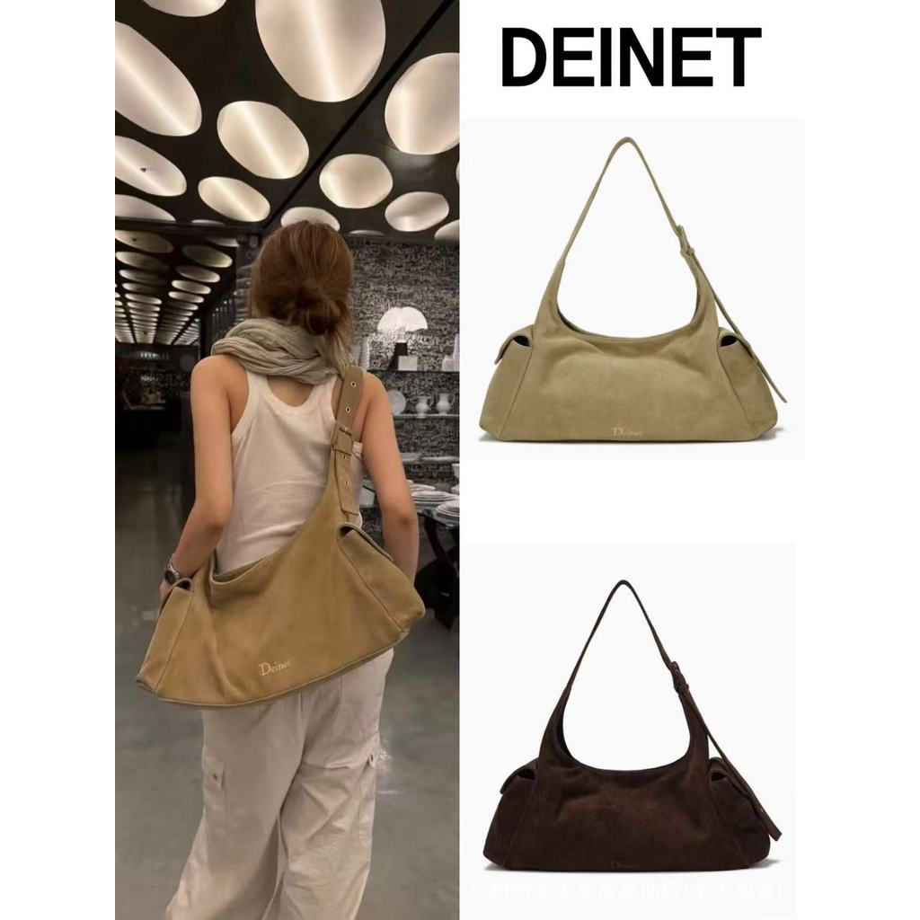 เกาหลี Niche Brand deinet Bag 25 Autumn Suede Underarm Tote Bag Melade Shoulder Bag
