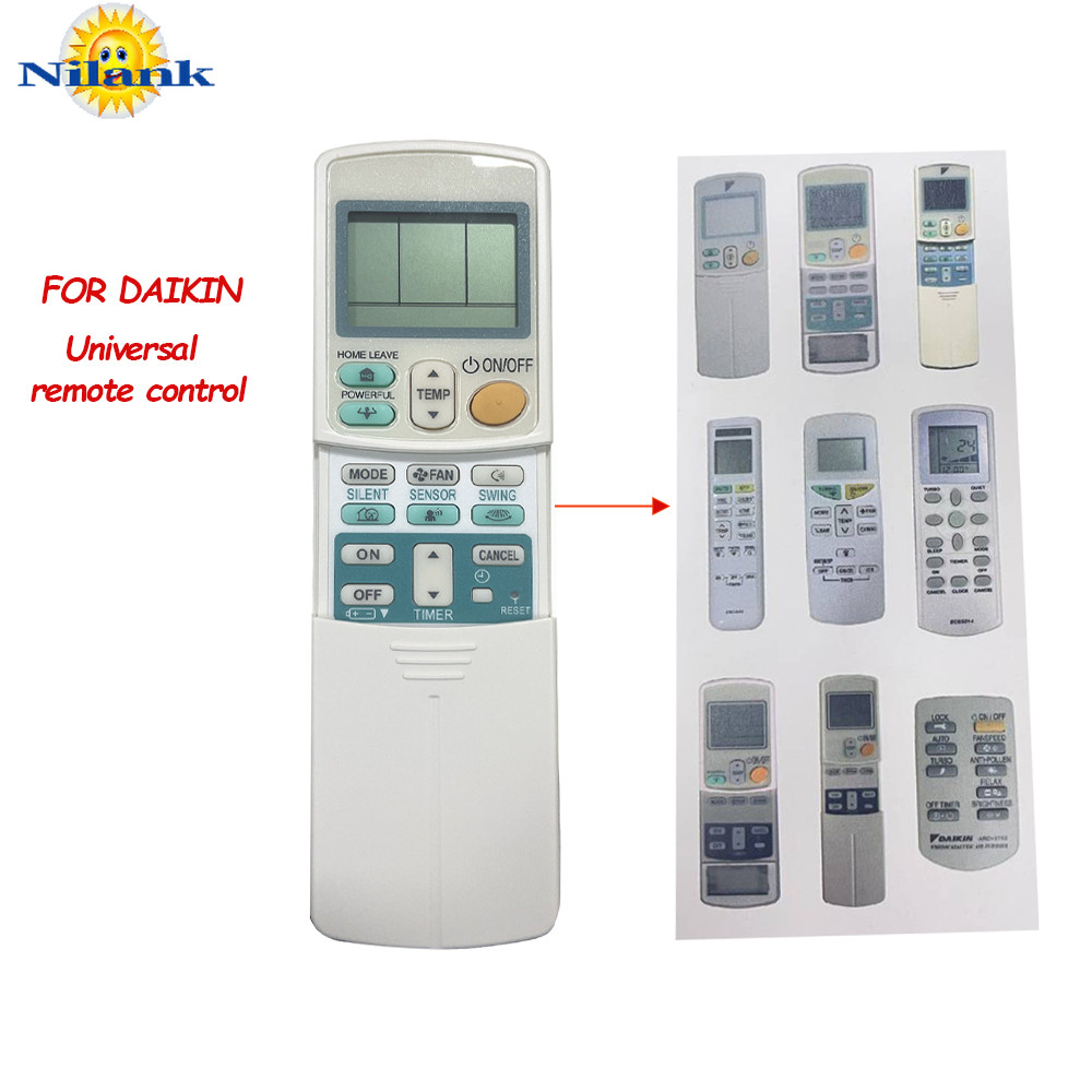 รีโมทสากล remote รีโมทแอร์ Daikin รีโมท ใช้ได้กับทุกรุ่น (เหมาะสำหรับ แยกแอร์)