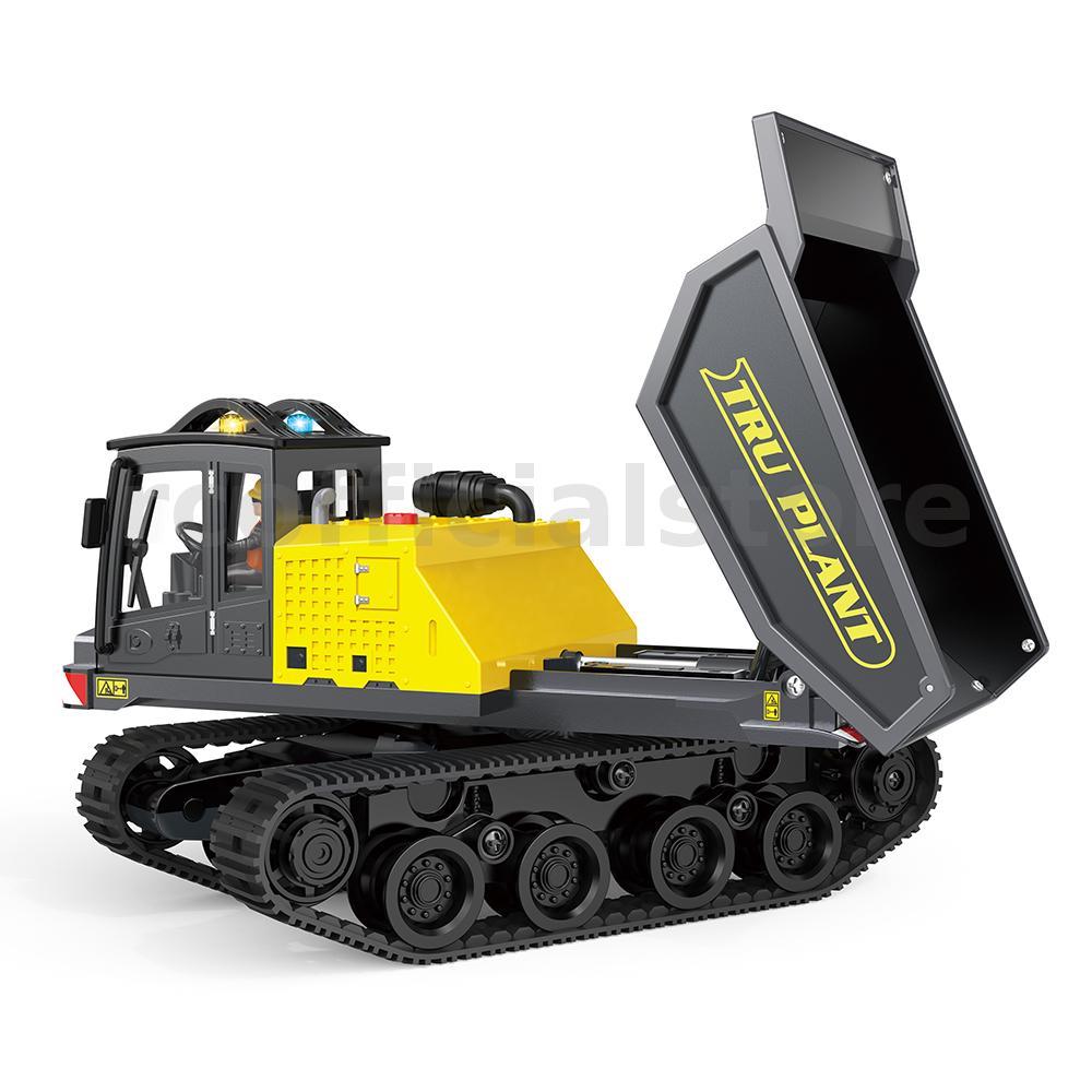 YIGONG T14R Panther 1/50 RTR ไฟฟ้า RC Crawler Dump รถรถบรรทุกไฟ LED 360° การหมุน