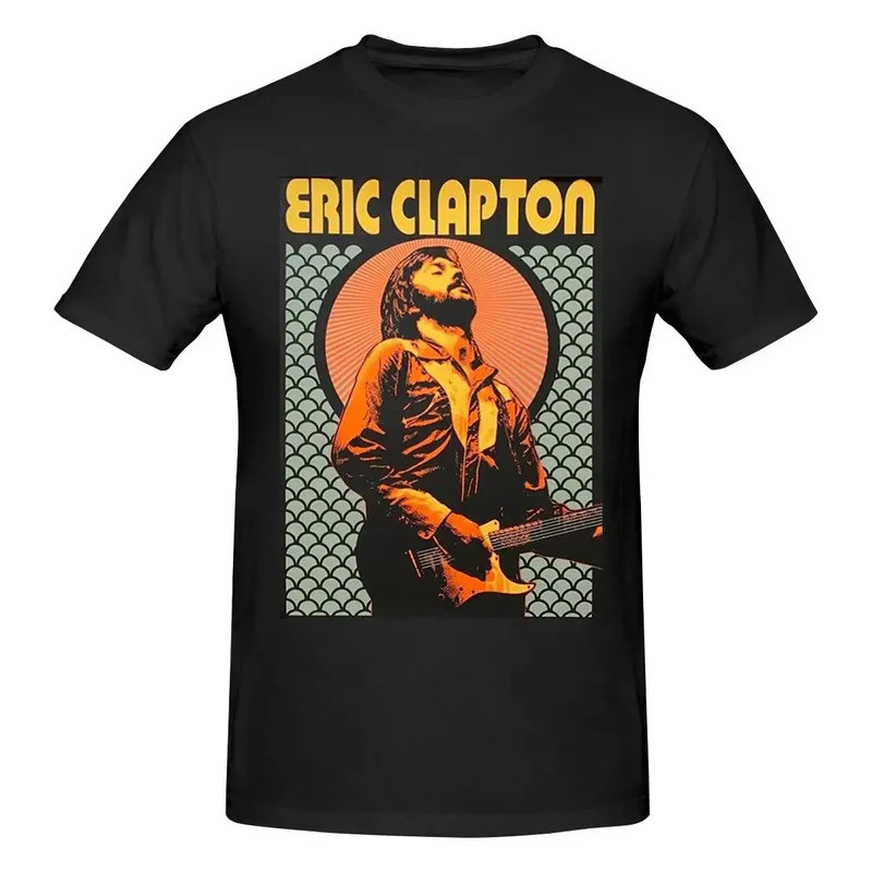 Eric Clapton เสื้อยืดผ้าฝ้ายผู้ชาย Classic Unisex สําหรับผู้ชายและผู้หญิง เสื้อยืดคลาสสิก