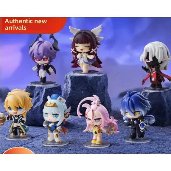 Genshin Impact POPMART Colombina & Varka & Ineffa Carnival Gathering Chibi Series รูป Mystery กล่องต