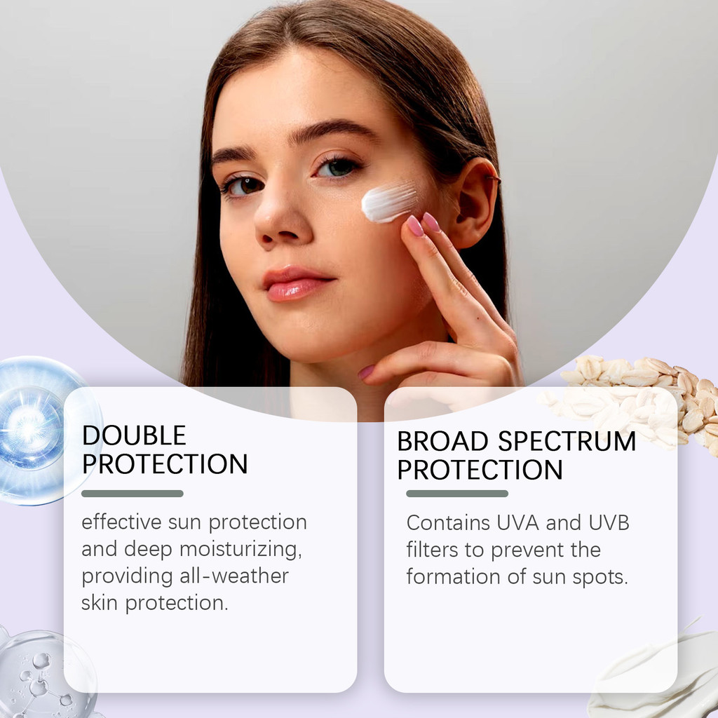 JAYSU Moisturizing Protective Cream Facial Body Outdoor Anti-Ultraviolet Refreshing Non-Greasy Isola