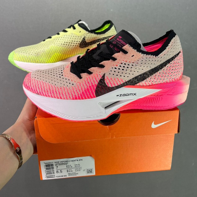 Vaporfly Next 3 รองเท้าวิ่งผู้ชายและผู้หญิง Ultralight Breathable ตาข่าย Vaporfly Next 2 รองเท้ากีฬา