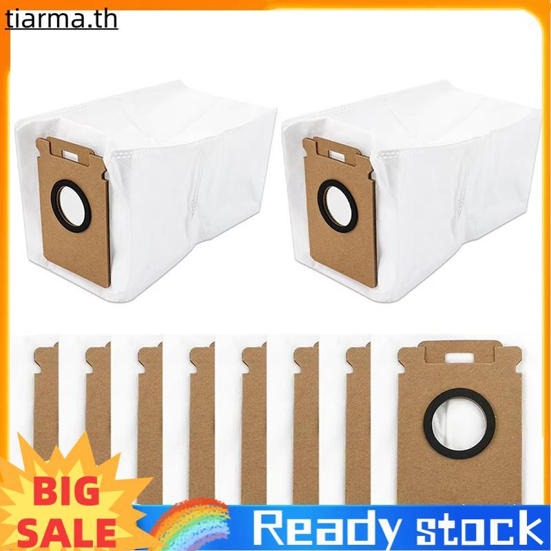 TIARMA ถุงเก็บฝุ่น 8 ชิ้นสําหรับเครื่องดูดฝุ่นไร้สาย H60 Hub Ultra