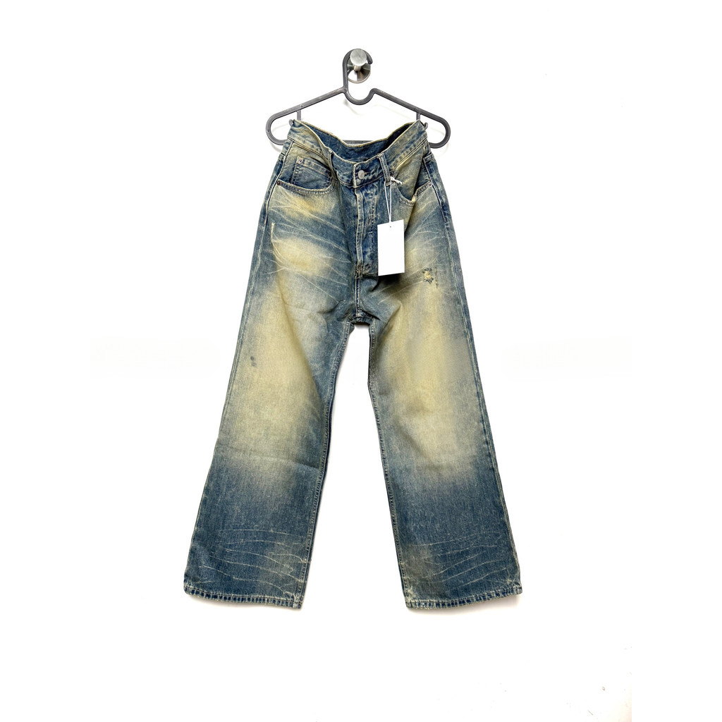 La Made Blue Water Wash 2021mac Wash Jeans fw25 Marble Old Micro