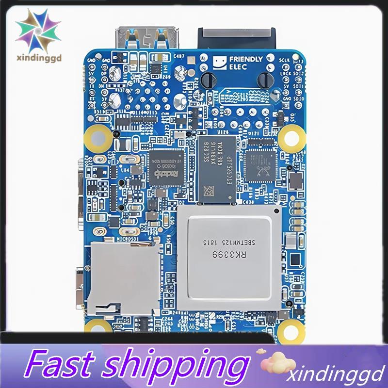 NEO4 RK3399 บอร์ดพัฒนาออนบอร์ด WiFi Bluetooth Gigabit Network Android