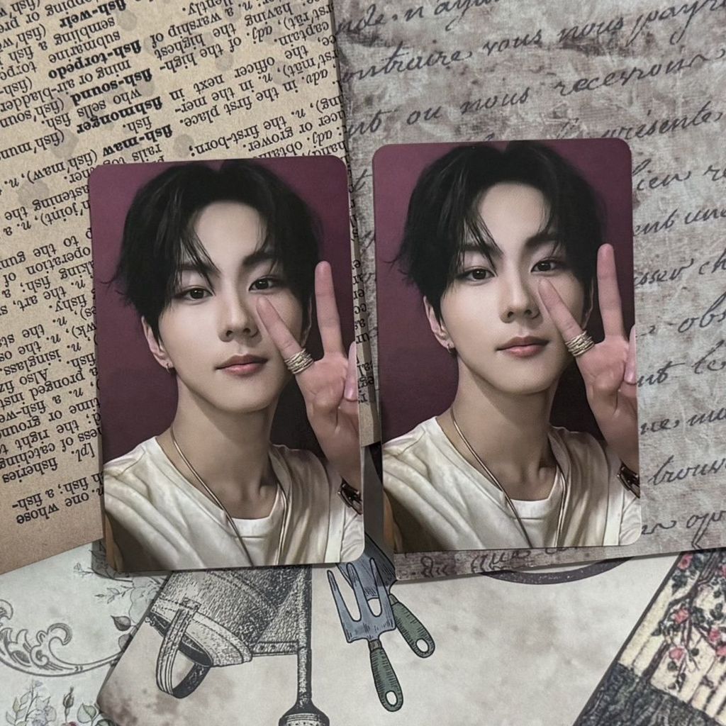 Enhypen hello82 การ์ดนําโชค การ์ดเดี่ยว Liang Zhenyuan การ์ดเดี่ยว