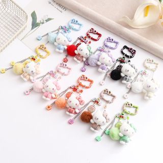 ของแท้ Sanrio Sanrio Sanrio KT Cat พวงกุญแจจี้ Hello Kitty F…