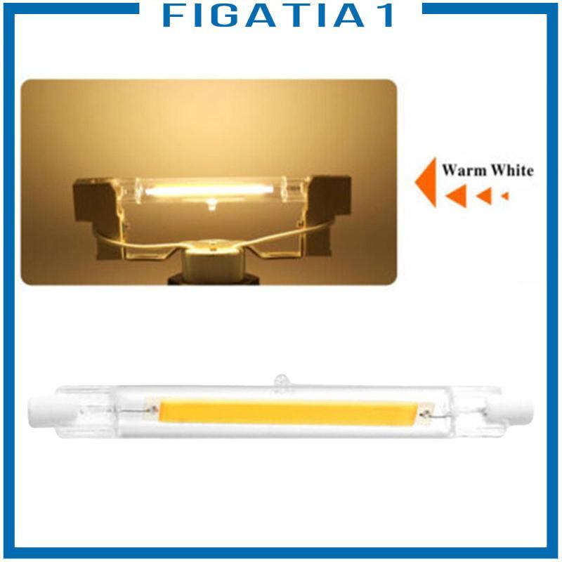[figatia1] 118 มม.J118 LED R7S หลอดแก้ว COB หลอดไฟ Warm White 120V T3 R7S ฐาน 2700K-3000K ไฟภูมิทัศน