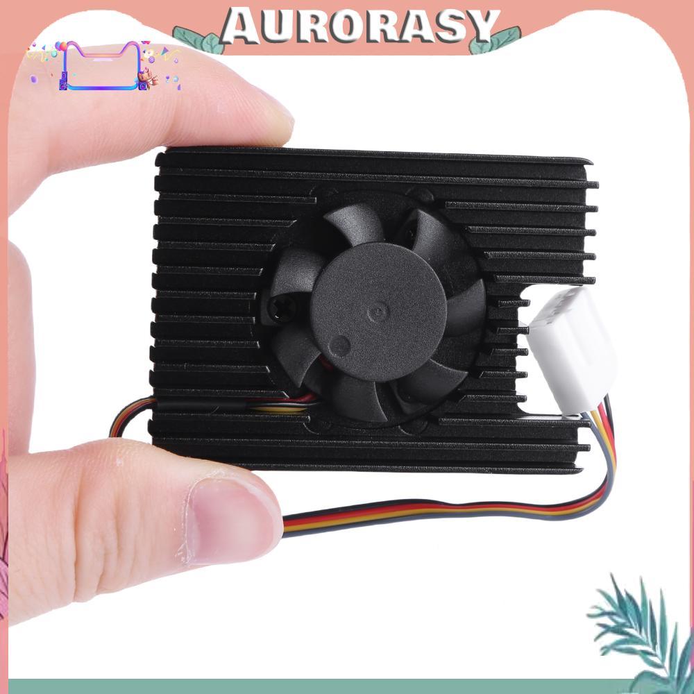 [AS] พัดลมระบายความร้อนคูลเลอร์เข้ากันได้กับ Raspberry Pi Compute Module 4 Aluminium Alloy Active He