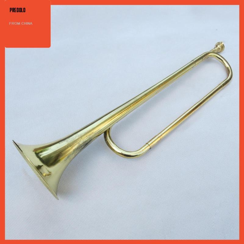 [Predolo] C Flat Bugle ทองเหลือง Bugle เครื่องดนตรีทรัมเป็ตทองเหลืองเป่า Bugle สําหรับ Orchestra Cav