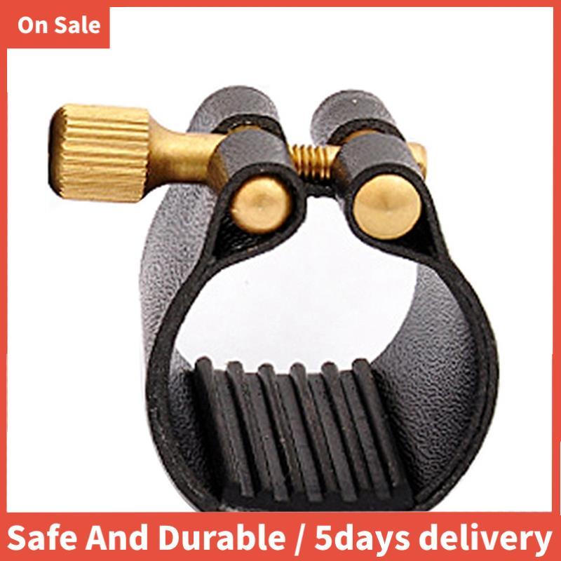 Alto แซ็กโซโฟน Alto แซ็กโซโฟน Ligature Fastener ขนาดกะทัดรัดหนังเทียมสําหรับ Alto แซ็กโซโฟนยาง Mouth