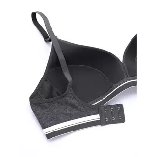 Sabina Sbn Sport Light to Medium Support เสื้อชั้นใน ไร้โครง รหัส SBB25003SD - สีเทาเข้ม