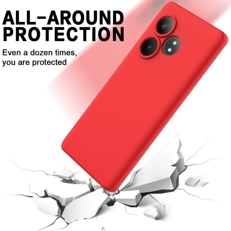 Liquid Straight Edgeเคสโทรศัพท์สําหรับVivo V40 V50 V60 รูปที่ 6