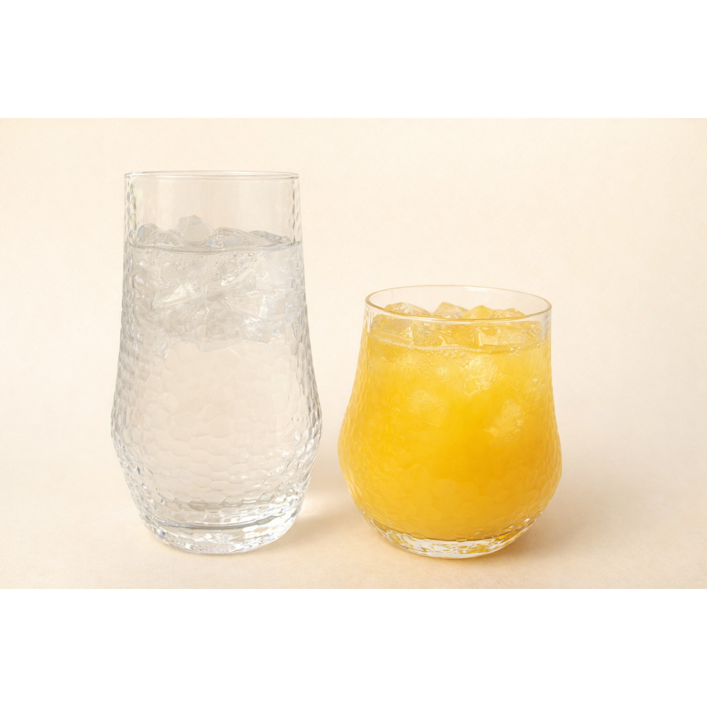 แก้วน้ำ Hammered Glass Tumbler แก้วใสลายค้อน มินิมอล