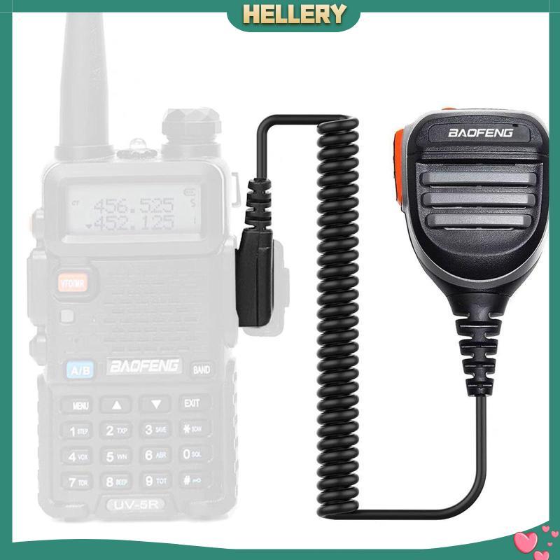 [HelleryTH] PTT Speaker Mic Rainproof PP Ear 2.5mm Stereo Handheld Speaker Mic Radio Handheld Speake