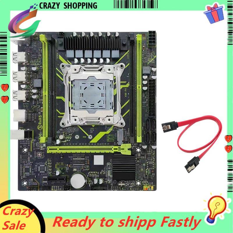 X99 DDR4 เมนบอร์ด LGA2011 X99 P4 H55 ชิปเซ็ต Gigabit Ethernet X99 เมนบอร์ดสําหรับเล่นเกม M.2 NVME/NG