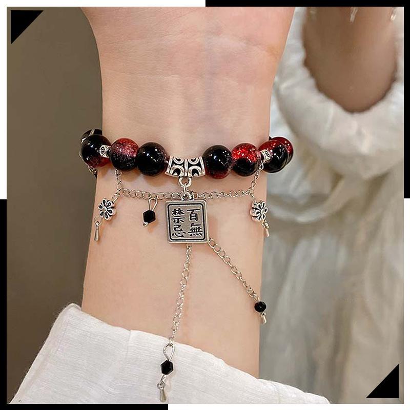 Ady】สร้อยข้อมืออนิเมะ Tian Ci Fu Xie Lian ลายอนิเมะสร้อยข้อมือลูกปัดสร้อยคอสร้อยคอสำหรับคอสเพลย์เครื