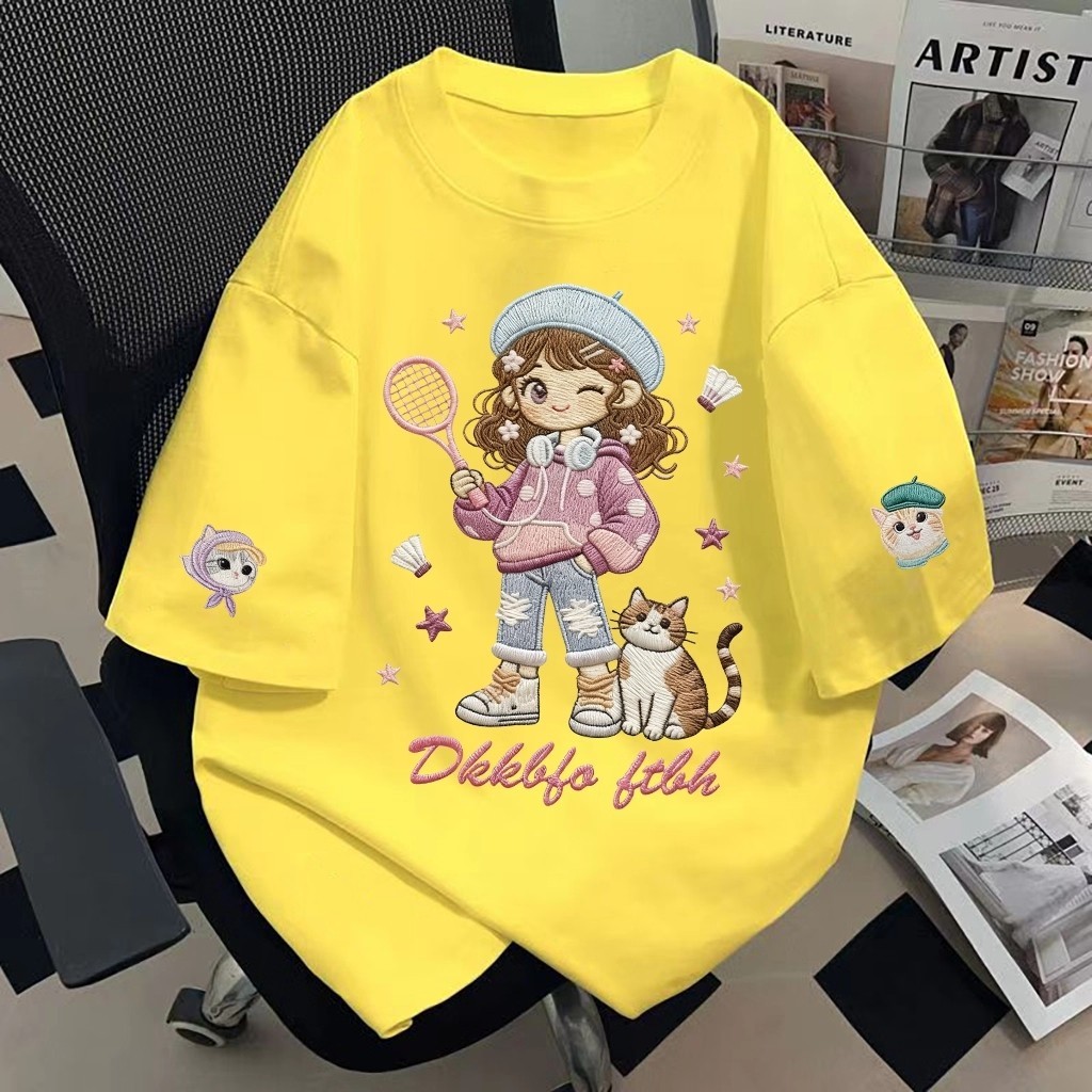 🌷Su.Tee🌷เสื้อแฟชั่น ใส่สบาย เสื้อยืดแขนสั้น ลาย เสื้อ