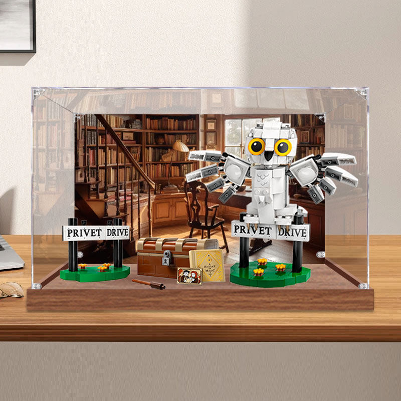 [กล่องแสดงโปร่งใส] เหมาะสําหรับ Lego 76425 หญิง Zhenlu No. 4 ไฮดเวย์ กล่องแสดงอะคริลิโปร่งใสป้องกันฝ