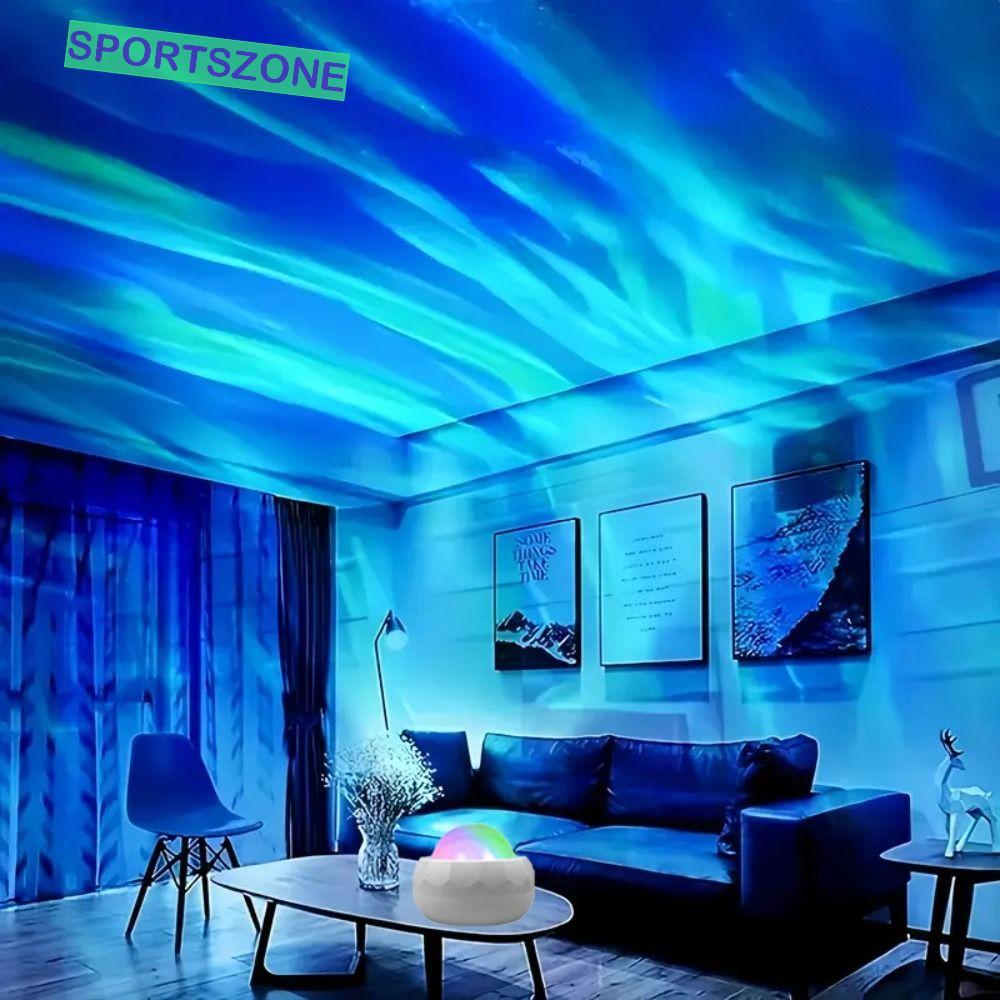 กีฬาโซน ไฟเหนือโปรเจคเตอร์,แสงที่มีสีสันระลอกน้ําผลแสงดาวโปรเจคเตอร์,แสงเรืองแสงคืนออร่าไฟ นํา โคมไฟเรืองแสงโคมไฟออโรร่าแสงห้
