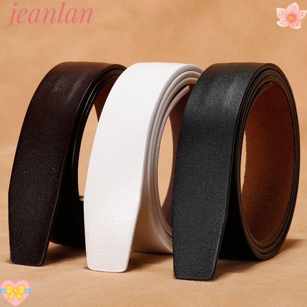 Jeanlan สายเข็มขัดหนังแท้ 3.5 ซม. แบบเปลี่ยน DIY