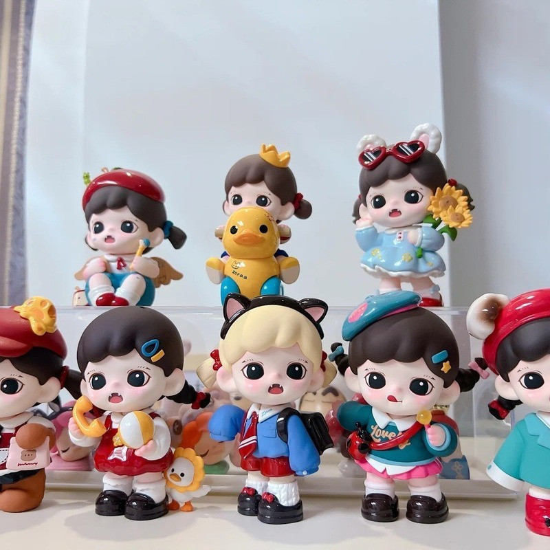 [รูปแบบที่มีจําหน่าย] TNTSPACE Sister Baby Zoraa น่ารัก Justice Series Mystery กล่องรูปสาวอินเทรนด์เล่นตกแต่งของขวัญตุ๊กตา 8UH0