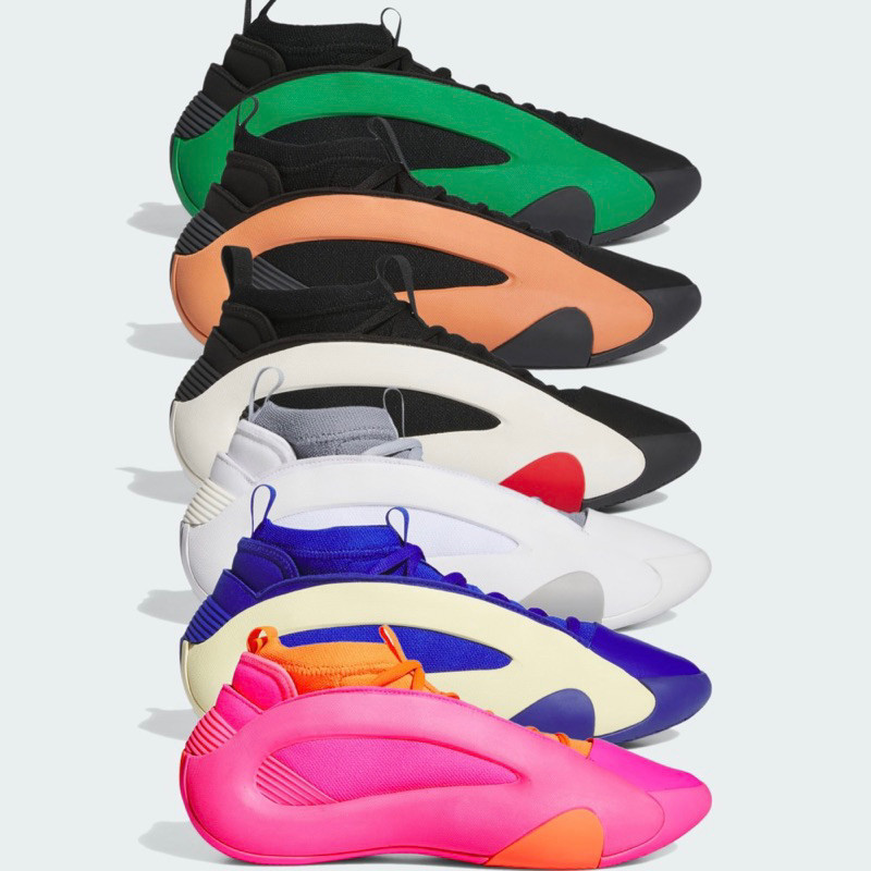 Adidas Harden Vol 8 Low-Top รองเท้าบาสเก็ตบอล สวมใส่ง่าย มีระบบระบายอากาศและป้องกันการลื่น เหมาะสำหร