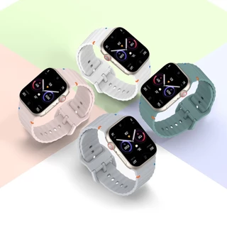 สายซิลิโคน + PC สําหรับ Apple Watch 11 10 42/46 มม.9 8 7 41/45 มม. 6 5 4 SE 40/44 3 2 1 38/42 มม.