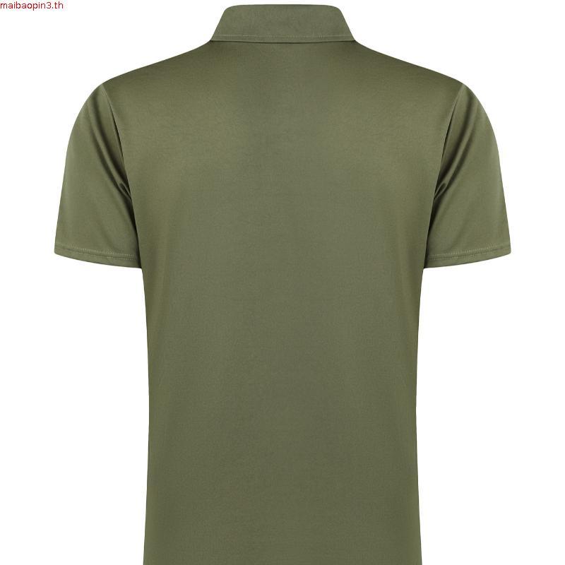 เสื้อโปโลแขนสั้นลําลอง คอปก ทรงสลิมฟิต โอเวอร์ไซซ์ สีพื้น แฟชั่นฤดูร้อน สําหรับผู้ชาย SLC15