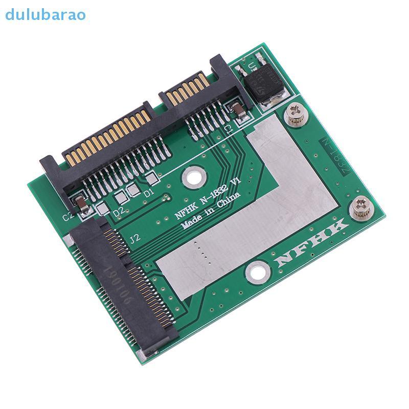 [DUL] mSATA SSD ถึง 2.5 SATA 6.0gps อะแดปเตอร์แปลงการ์ดโมดูลบอร์ด mini pcie ssd AO