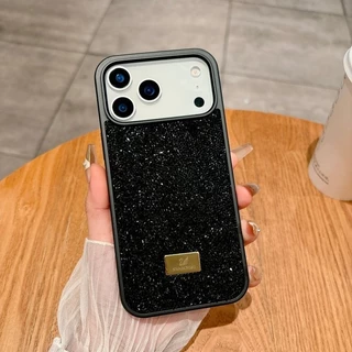 หลากสี Rhinestones เข้ากันได้กับเคสโทรศัพท์สําหรับ iPhone 17 Pro Max 17 Pro Air 16 Pro 15 + 14 13 12 11 Glitter กล้องป้องกันฝาครอบ