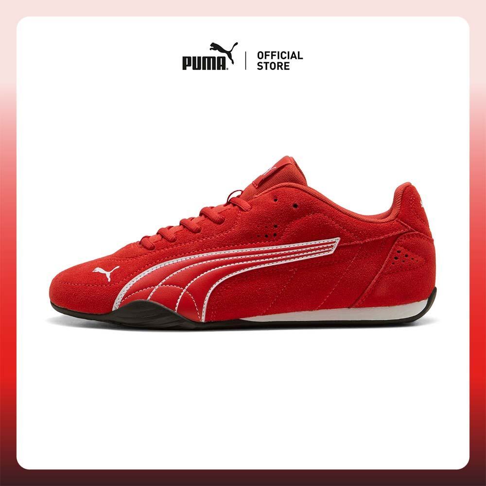 PUMA CATCH SD รองเท้าผ้าใบหนังกลับ ยูนิเซ็กซ์ สีแดง - 40268111