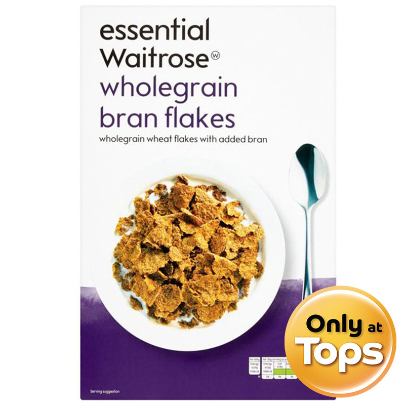 เวทโทรสแบรนเฟลกส์ 750กรัม Waitrose Bran Flakes 750g. [หมายเลขบาร์โค้ด 5000169125076]