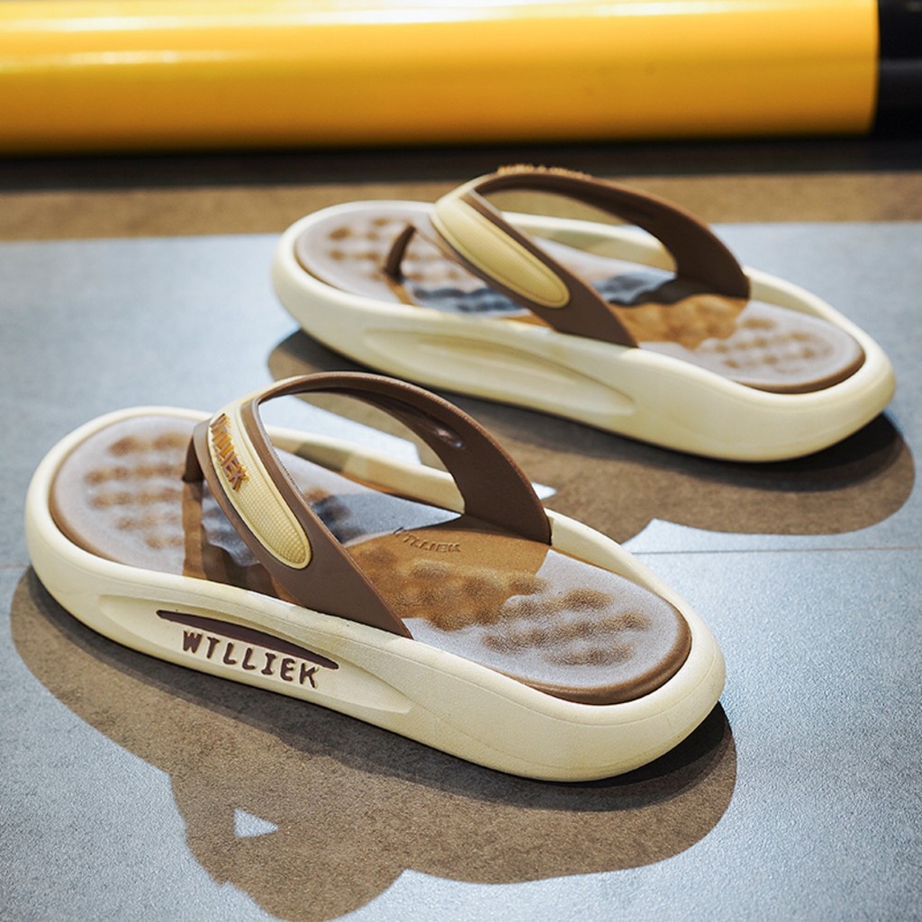 schooll รองเท้า สะดวกสบายและทนทาน ขนาดพลังงานแสงอาทิตย์ รองเท้าแตะผู้ชายสำหรับฤดูร้อน หนานุ่ม มีระบบ