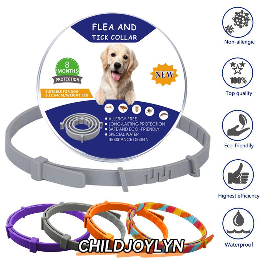 CHILDJOYLYN Dogs Collar Silicone 8 Month Protection Adjustable Cats