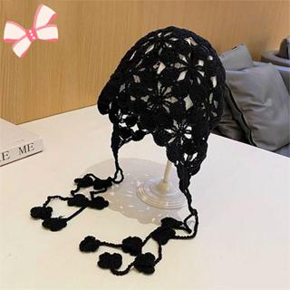 หมวกโครเชต์แฮนด์เมดสำหรับผู้หญิง สไตล์แฟชั่น ใช้งานได้หลายโอ…