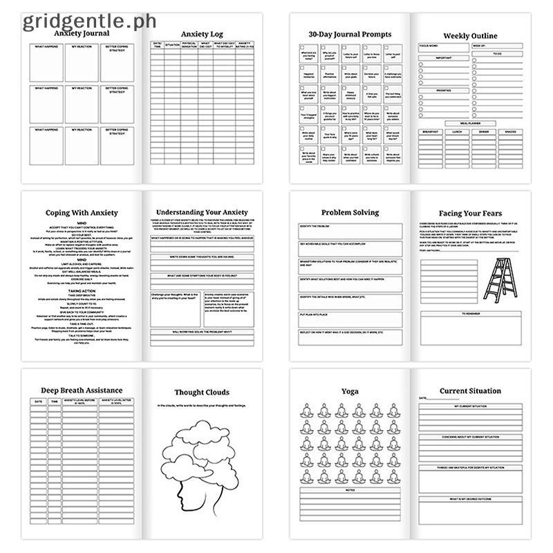 Bipolar & ความวิตกกังวล, Bipolar Disorder, BD Psychological Therapy, Journal Planners Notebook
