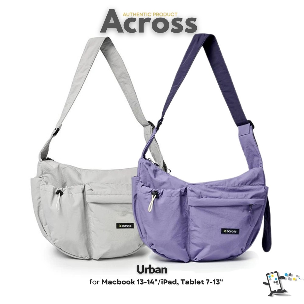 Across Urban Crossbody Bag สำหรับ Macbook 13-14", iPad 7.9-13" (พร้อมส่ง)