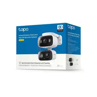 Tapo C246D / Tapo กล้องวงจรปิด 3 MP+3 MP (Lens2.8/6mm) (Wi-Fi) Indoor/Outdoor Dual Lens Pan/Tilt