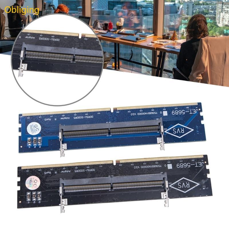 Obliging DDR5 อะแดปเตอร์แล็ปท็อป DDR5 เครื่องทดสอบหน่วยความจํา UDIMM ถึง SO DDR5 Converter DDR5