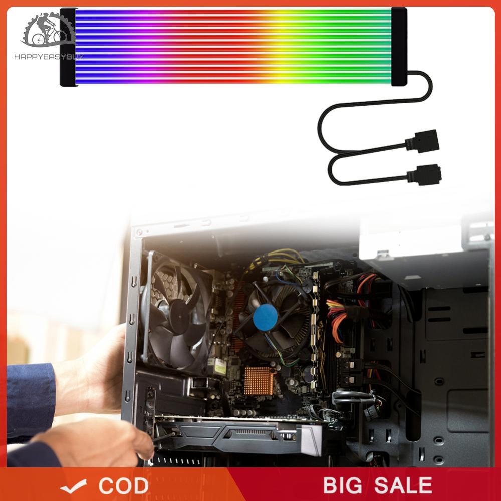 5V 3Pin RGB LED Light Strip Bar 8Pin 24Pin PSU RGB Cable Extensions ยืดหยุ่น LED Strip Light DIY ชุด