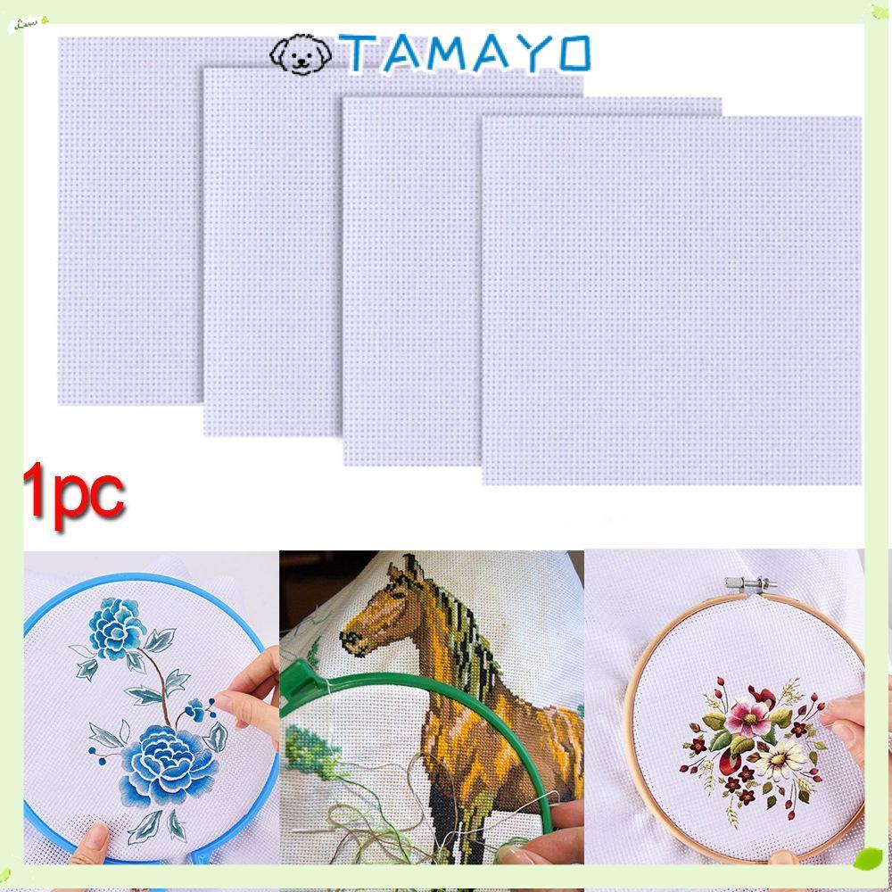 TAMAYO Aida Cloth Craft Handmade Handcraft Canvas Cross