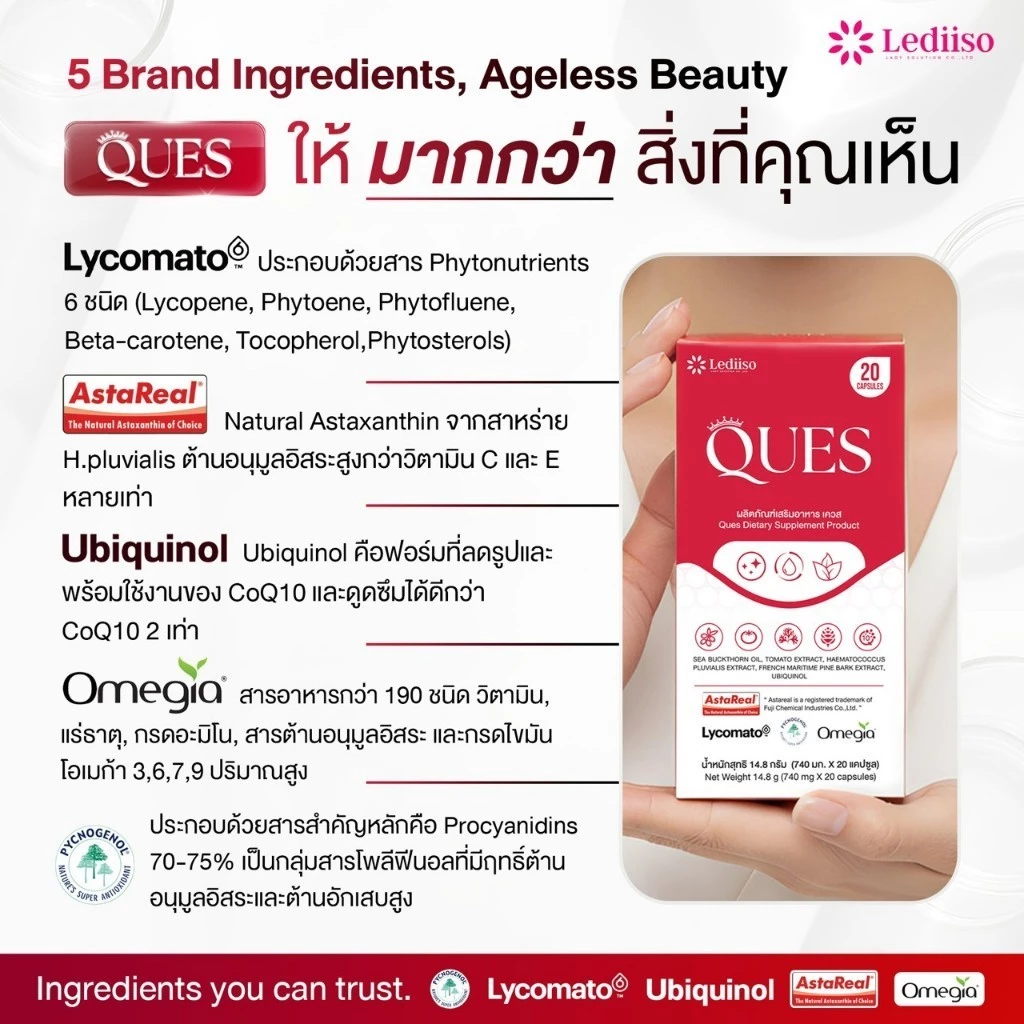 QUES ผลิตภัณฑ์อาหารเสริม thumbnail 3
